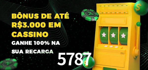 5787 melhor bônus de depósito